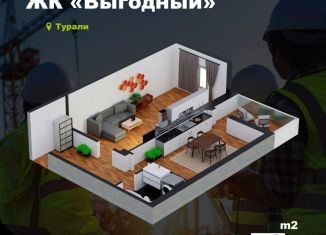 Продам 1-ком. квартиру, 58 м2, Дагестан, Маковая улица, 9