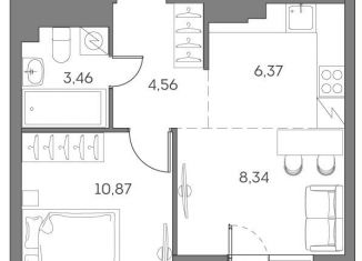 Продается однокомнатная квартира, 34.8 м2, Москва, метро Стахановская, Рязанский проспект, 2с27