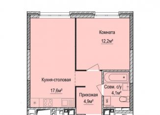 Однокомнатная квартира на продажу, 38.8 м2, Ижевск, Устиновский район