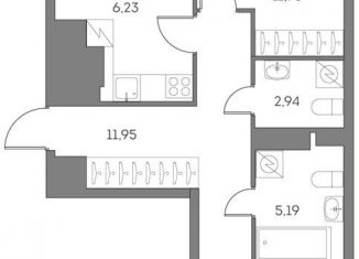 Продажа 2-ком. квартиры, 65.5 м2, Москва, Нижегородский район, Рязанский проспект, 2с27