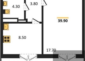 Продам однокомнатную квартиру, 39.8 м2, Воронежская область, бульвар 70 лет Победы, 5