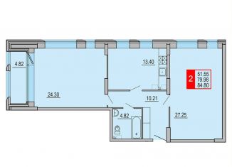 Продаю 2-комнатную квартиру, 84.8 м2, Тверь, Заволжский район, Петербургское шоссе, 3к1