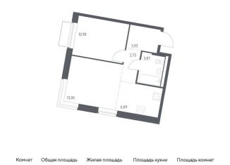 Продается однокомнатная квартира, 41.5 м2, Москва, деревня Большое Свинорье, 6