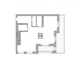 Продажа 2-комнатной квартиры, 121.3 м2, Новосибирская область, улица Сеченова, 13