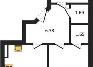 Продаю 1-комнатную квартиру, 40.9 м2, Новосибирск, Кировский район