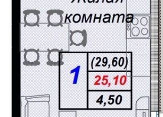 Продается квартира студия, 29.6 м2, посёлок городского типа Дагомыс