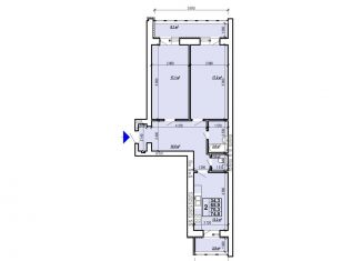 Продаю двухкомнатную квартиру, 74.8 м2, Энгельс