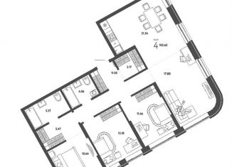 Продаю 4-комнатную квартиру, 102.6 м2, Новосибирск, метро Заельцовская