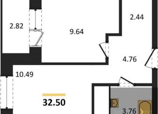 Однокомнатная квартира на продажу, 32.5 м2, Воронеж, Ленинский район