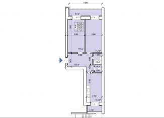 2-ком. квартира на продажу, 73.2 м2, Энгельс