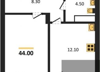 Продаю 1-ком. квартиру, 44 м2, Воронеж, Железнодорожный район, бульвар Содружества, 1