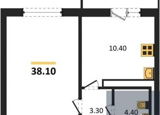 Продается однокомнатная квартира, 38.1 м2, Воронеж, ЖК Новое Подгорное, улица Серафима Саровского, 179А