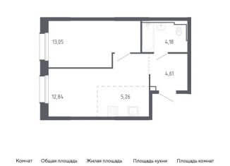 Продам 1-комнатную квартиру, 39.9 м2, Владивосток, жилой комплекс Квартал Нейбута, 141к2