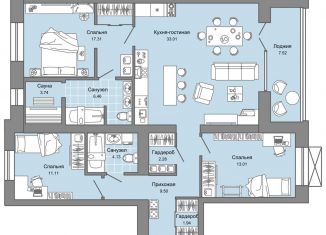 Продаю 4-ком. квартиру, 107 м2, Екатеринбург, метро Чкаловская