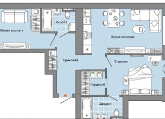 Продаю трехкомнатную квартиру, 70 м2, село Первомайский, улица Строителя Николая Шишкина, 11к1, ЖК Знак