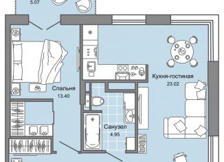 Продажа 2-комнатной квартиры, 50 м2, Свердловская область