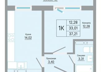 1-ком. квартира на продажу, 37.2 м2, Пермь, Кировский район