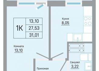 Продается 1-ком. квартира, 31 м2, Пермь, Кировский район