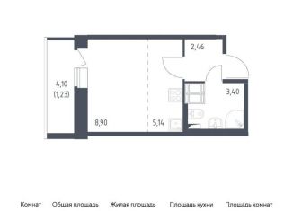 Продается квартира студия, 21.1 м2, Колпино, жилой комплекс Новое Колпино, к39