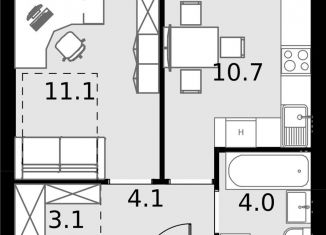 Продажа 1-ком. квартиры, 33 м2, Москва, Отрадная улица, 4А