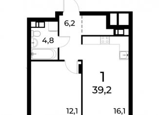 Продам 1-ком. квартиру, 39 м2, Нижний Новгород