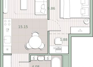 Продаю однокомнатную квартиру, 34.5 м2, Москва, метро Кунцевская