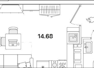 Продаю квартиру студию, 22.7 м2, Санкт-Петербург, Красногвардейский район