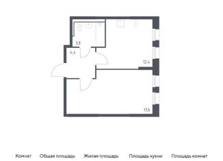 Продается 1-ком. квартира, 38.2 м2, Москва, САО, Ленинградское шоссе, 229Ак2