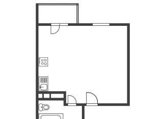 Продается 1-ком. квартира, 42.4 м2, Краснодарский край, Мирная улица, 33Ак1