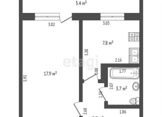 Продажа 1-комнатной квартиры, 35.1 м2, Петрозаводск, улица Антонова, 8