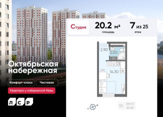 Продажа квартиры студии, 20.2 м2, Санкт-Петербург, муниципальный округ Народный