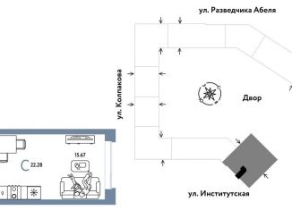 Продам квартиру студию, 22.3 м2, Мытищи