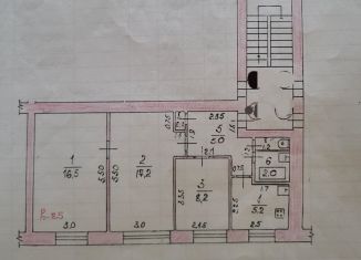 Продается 3-ком. квартира, 56 м2, Мордовия, Ботевградская улица, 86