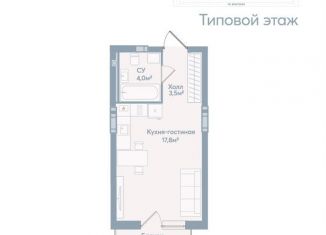 Продается квартира студия, 28 м2, Астрахань, Моздокская улица, 40