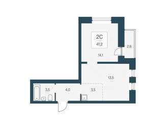 2-ком. квартира на продажу, 41.2 м2, Новосибирск, Заельцовский район, улица Брестская Горка