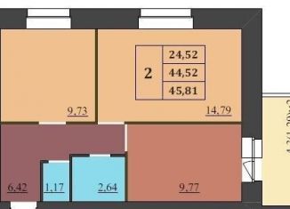 Продаю 2-комнатную квартиру, 45.8 м2, Ярославль, Дзержинский район