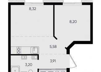 Продаю 2-комнатную квартиру, 29.2 м2, Иркутская область