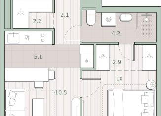 Продается 1-ком. квартира, 37 м2, Москва, метро Мичуринский проспект