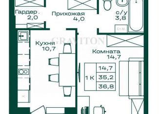 Продажа 1-комнатной квартиры, 37.3 м2, Республика Алтай, Алтайская улица, 2