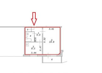 Продам 1-комнатную квартиру, 36.8 м2, Новосибирская область, улица Титова, 242/2