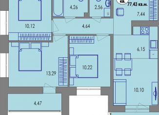 Продается 4-ком. квартира, 76 м2, Карелия