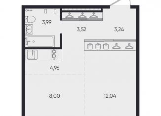 Продам двухкомнатную квартиру, 35.8 м2, Иркутск