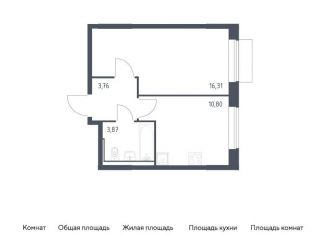 Продам 1-ком. квартиру, 34.7 м2, Москва, жилой комплекс Молжаниново, к4