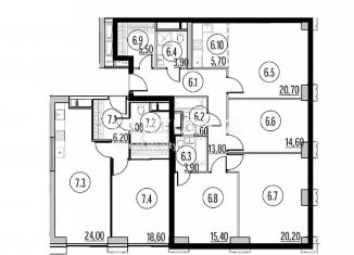 5-ком. квартира на продажу, 161 м2, Москва, Мичуринский проспект, 56, метро Раменки