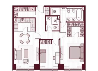 Продается 3-ком. квартира, 84.3 м2, Москва, Ленинградский проспект, 37/1, метро Петровский парк