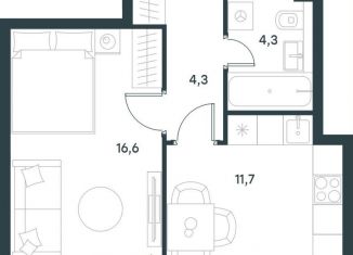 Продается 1-ком. квартира, 37.7 м2, Москва, ЦАО