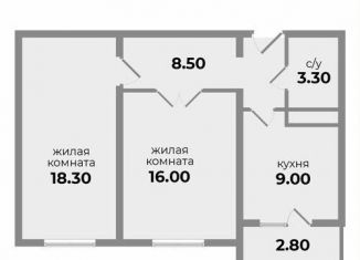 Продам 2-ком. квартиру, 50.5 м2, Михайловск, Прекрасная улица, 17