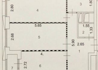 Продается 3-ком. квартира, 62 м2, Москва, набережная Марка Шагала, 1к2