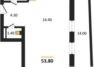 Продам двухкомнатную квартиру, 53.9 м2, Новосибирск, метро Маршала Покрышкина