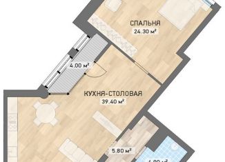 Продается 2-комнатная квартира, 91 м2, Екатеринбург, Гаринский переулок, 3, Гаринский переулок